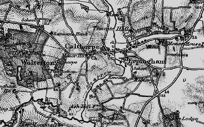 Old map of Calthorpe in 1898