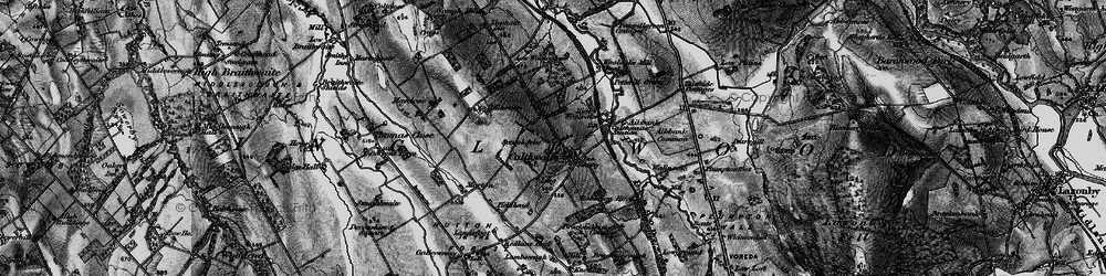 Old map of Wool Oaks Mill in 1897