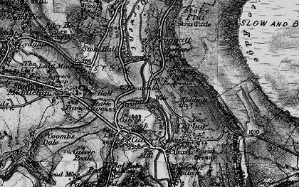 Old map of Calver Sough in 1896