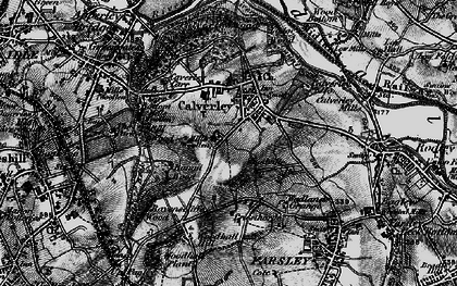 Old map of Calverley in 1898
