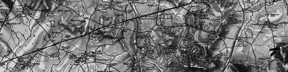 Old map of Calvert in 1896