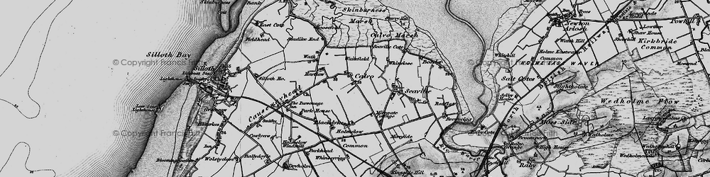 Old map of Calvo in 1897