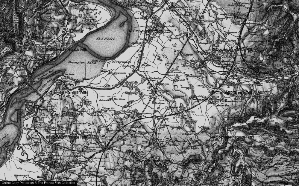 Old Map of Cambridge, 1897 in 1897