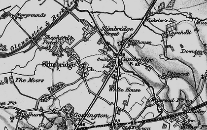 Old map of Cambridge in 1897