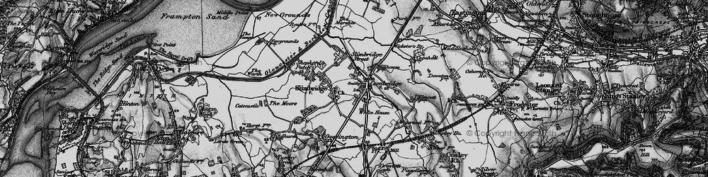 Old map of Cambridge in 1897
