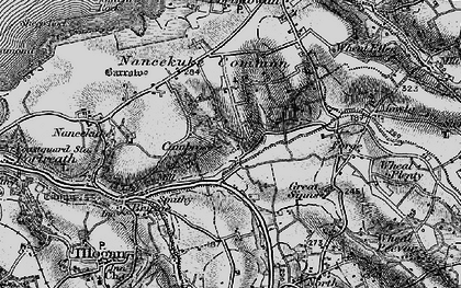 Old map of Cambrose in 1896
