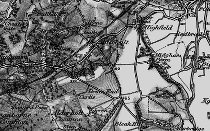 Old map of Camel Green in 1895