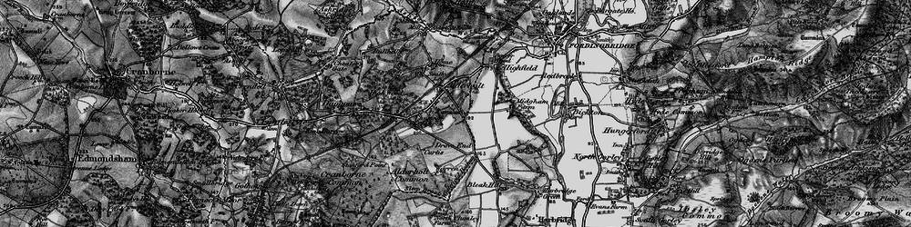 Old map of Camel Green in 1895