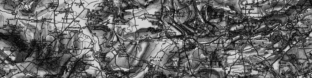 Old map of Cameley in 1898