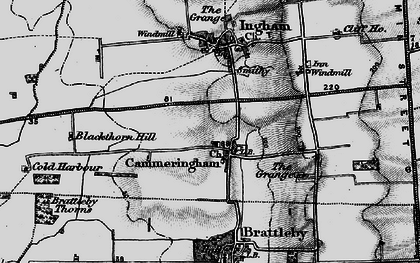 Old map of Cammeringham in 1899