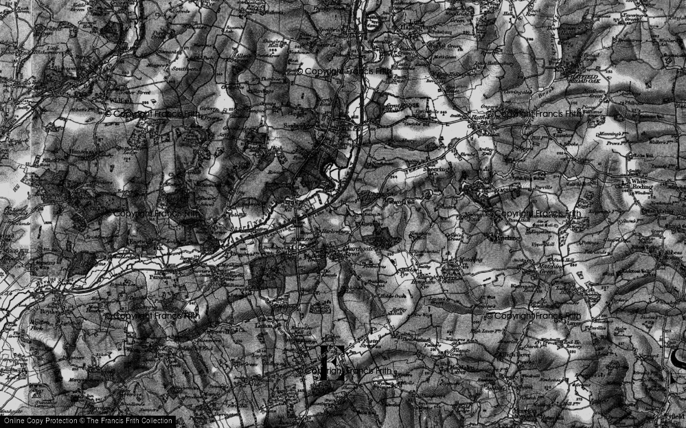 Old Map of Campions, 1896 in 1896