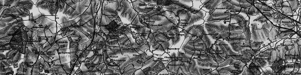 Old map of Camps End in 1895