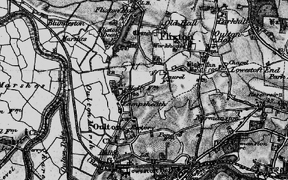 Old map of Camps Heath in 1898