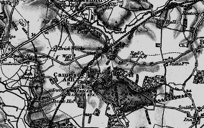 Old map of Campsea Ashe in 1898