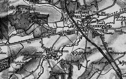 Old map of Campton in 1896