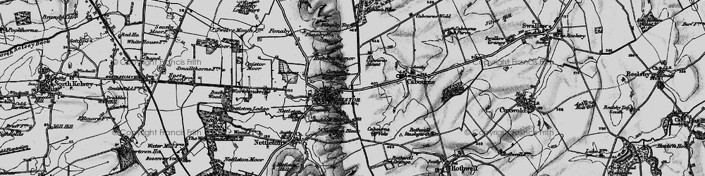 Old map of Whitegate Hill in 1899