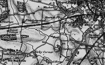Old map of Canley in 1899