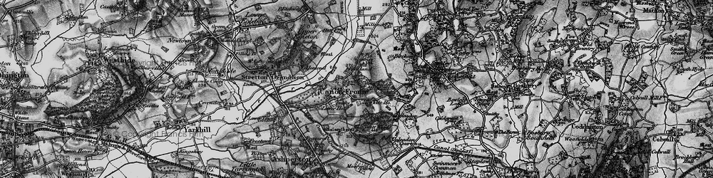 Old map of Canon Frome in 1898