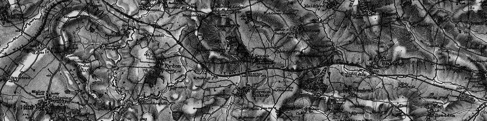Old map of Ashby Gorse in 1896