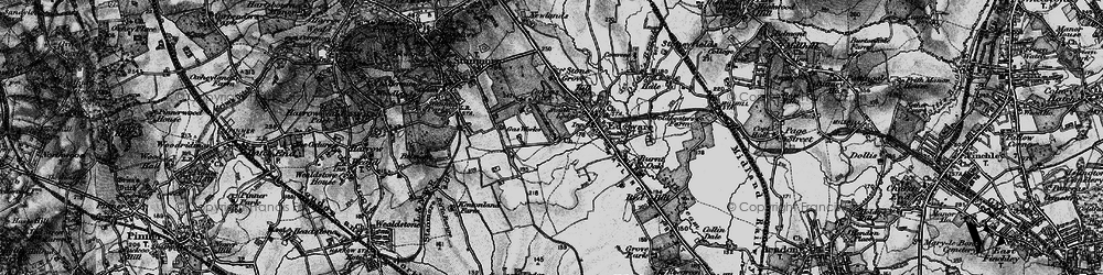 Old map of Canons Park in 1896