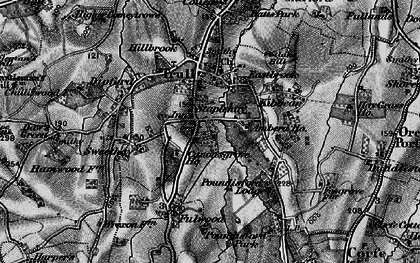 Old map of Canonsgrove in 1898