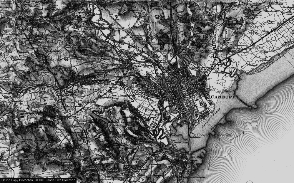 Old Map of Canton, 1898 in 1898