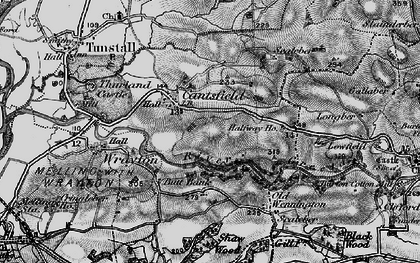 Old map of Cantsfield in 1898