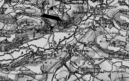 Old map of Brechfafach in 1898