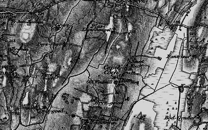 Old map of Ynys Bach in 1899