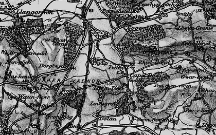 Old map of Capel Dewi in 1899