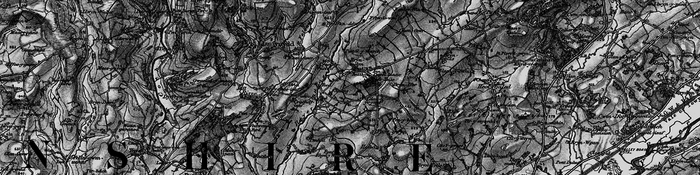 Old map of Brisgen in 1898