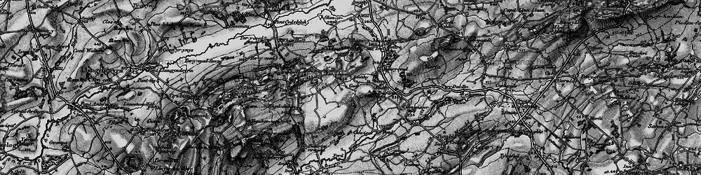 Old map of Capel Seion in 1897