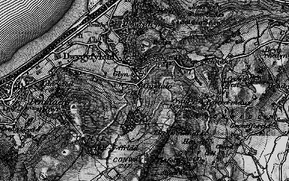 Old map of Capelulo in 1899