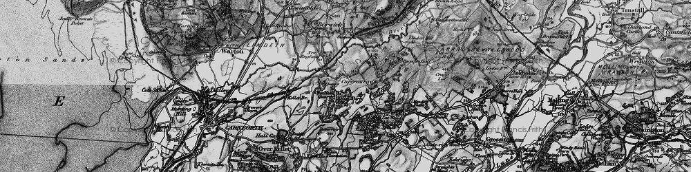 Old map of Capernwray in 1898