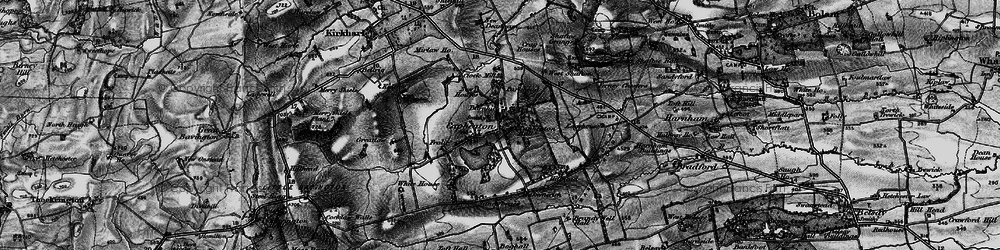 Old map of West Shaftoe in 1897