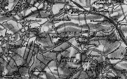 Old map of Capland in 1898