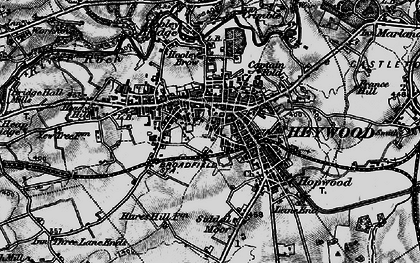 Old map of Captain Fold in 1896