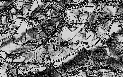 Old map of Woollcombe in 1897