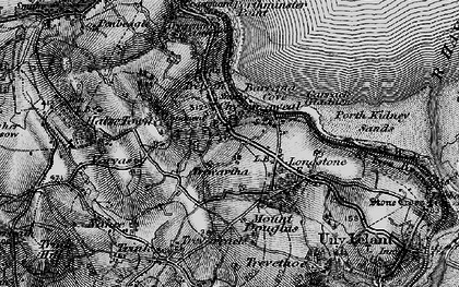 Old map of Carbis Bay in 1896