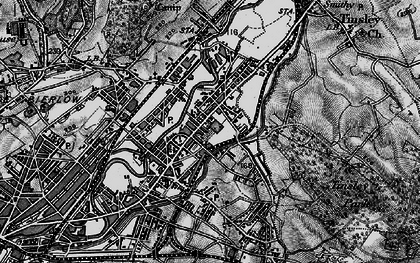 Old map of Carbrook in 1896
