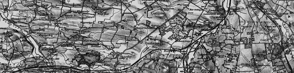 Old map of Cardewlees in 1897