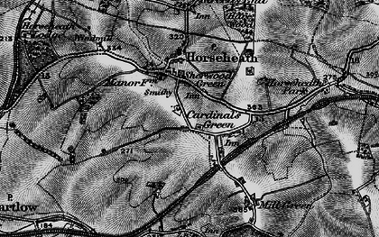Old map of Cardinal's Green in 1895