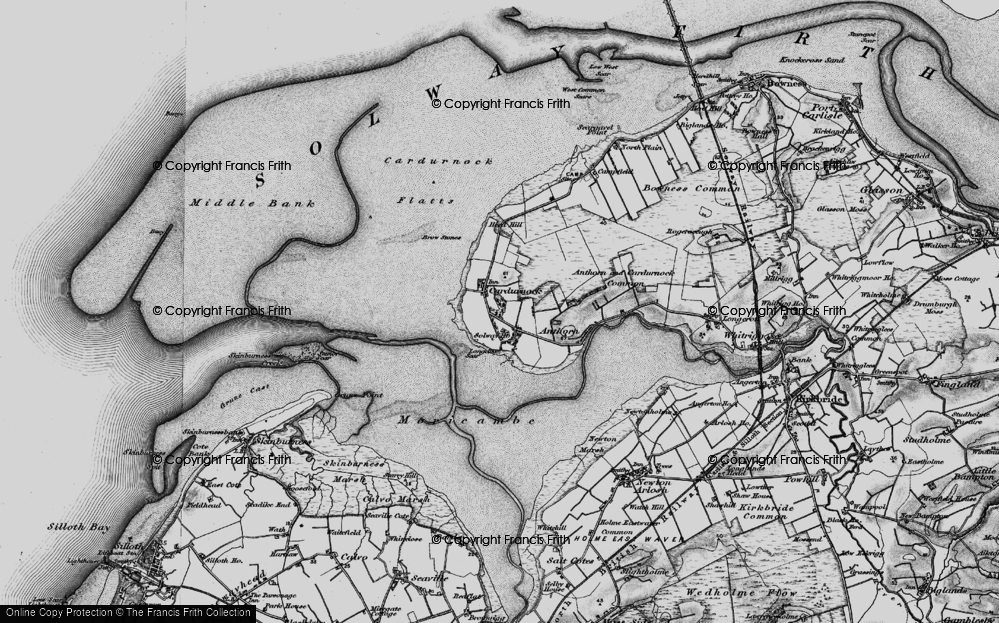 Old Map of Cardurnock, 1897 in 1897