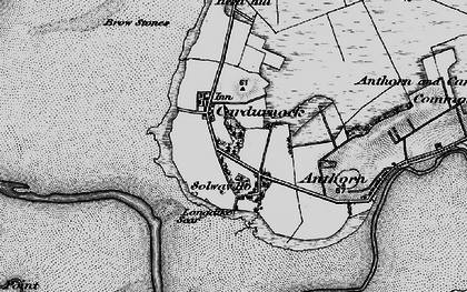 Old map of Cardurnock in 1897