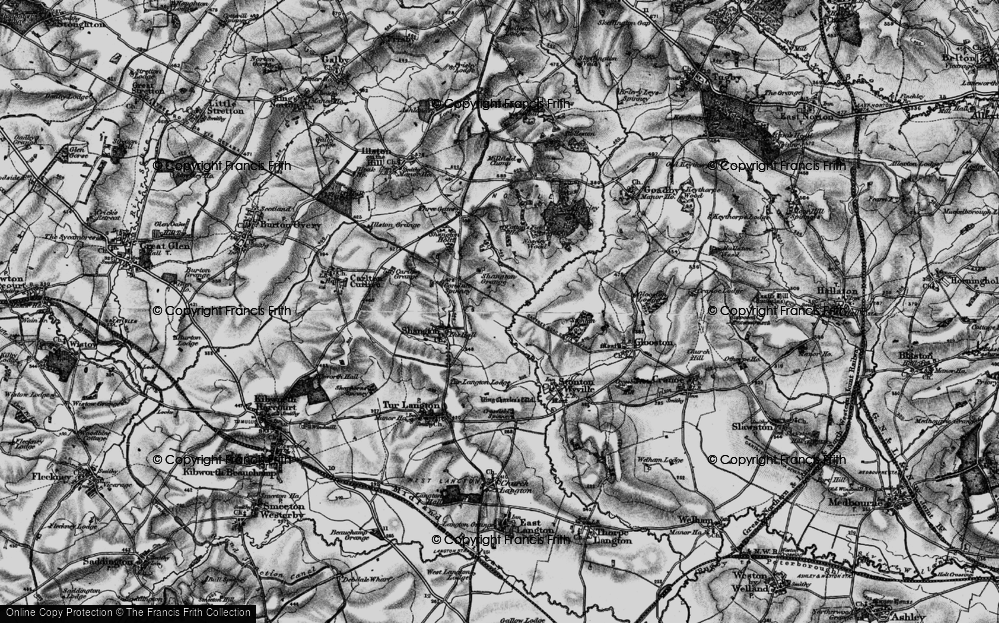 Old Map of Care Village, 1899 in 1899
