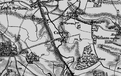 Old map of Careby in 1895