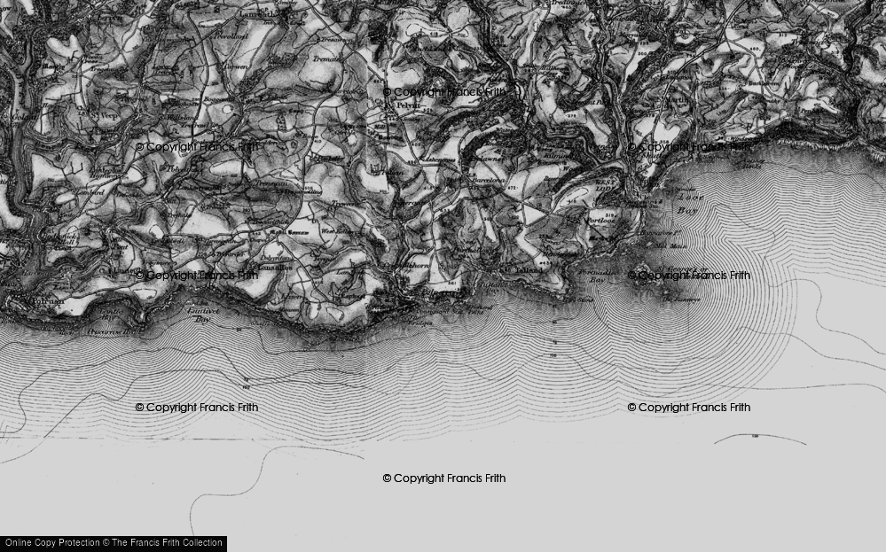 Old Map of Carey Park, 1896 in 1896