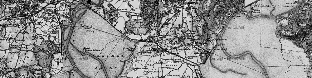 Old map of Cark in 1898