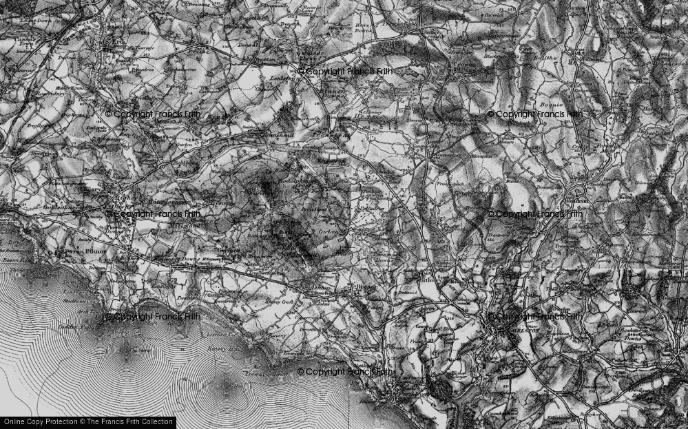 Old Map of Carleen, 1895 in 1895