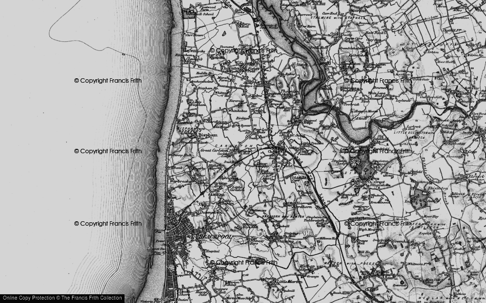 Old Map of Carleton, 1896 in 1896
